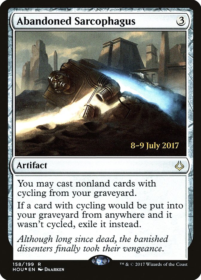 Abandoned Sarcophagus [Hour of Devastation Prerelease Promos] - Evolution TCG