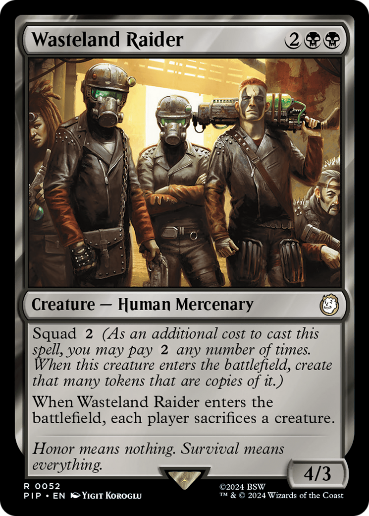Wasteland Raider [Fallout] - Evolution TCG