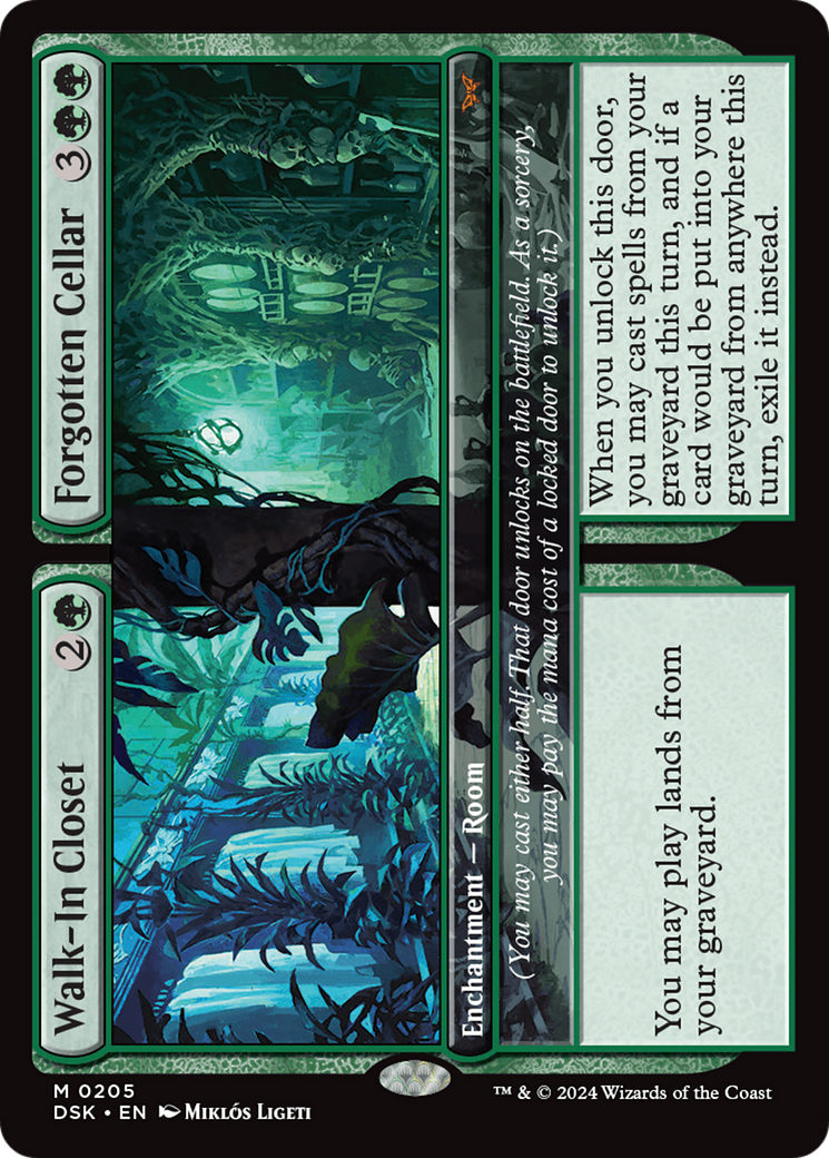 Walk-In Closet // Forgotten Cellar [Duskmourn: House of Horror] - Evolution TCG