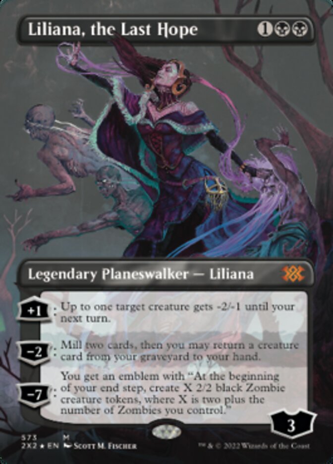 Liliana, the Last Hope (Textured Foil) [Double Masters 2022] - Evolution TCG