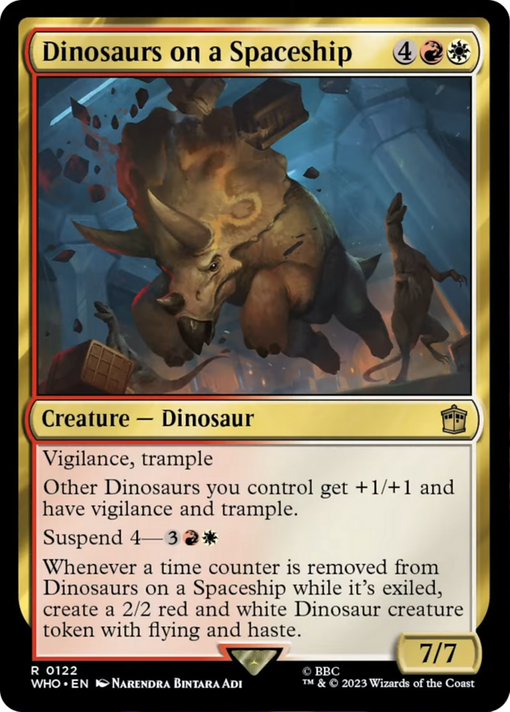 Dinosaurs on a Spaceship [Doctor Who] - Evolution TCG
