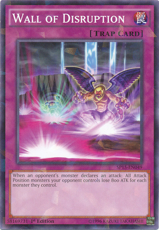 Wall of Disruption [SP15-EN049] Shatterfoil Rare - Evolution TCG
