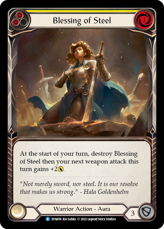 Blessing of Steel (Yellow) [DYN074] (Dynasty)