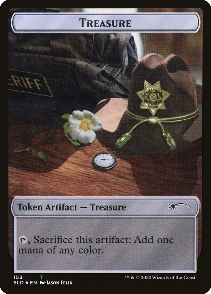 Walker (152) // Treasure Double-Sided Token [Secret Lair Drop Series] - Evolution TCG