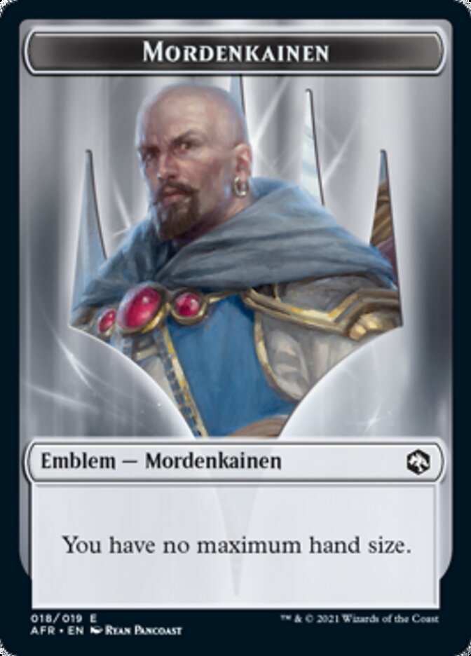 Devil // Mordenkainen Emblem Double-Sided Token [Dungeons & Dragons: Adventures in the Forgotten Realms Tokens] - Evolution TCG