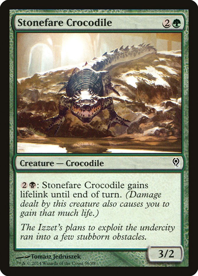 Stonefare Crocodile [Duel Decks: Jace vs. Vraska] - Evolution TCG