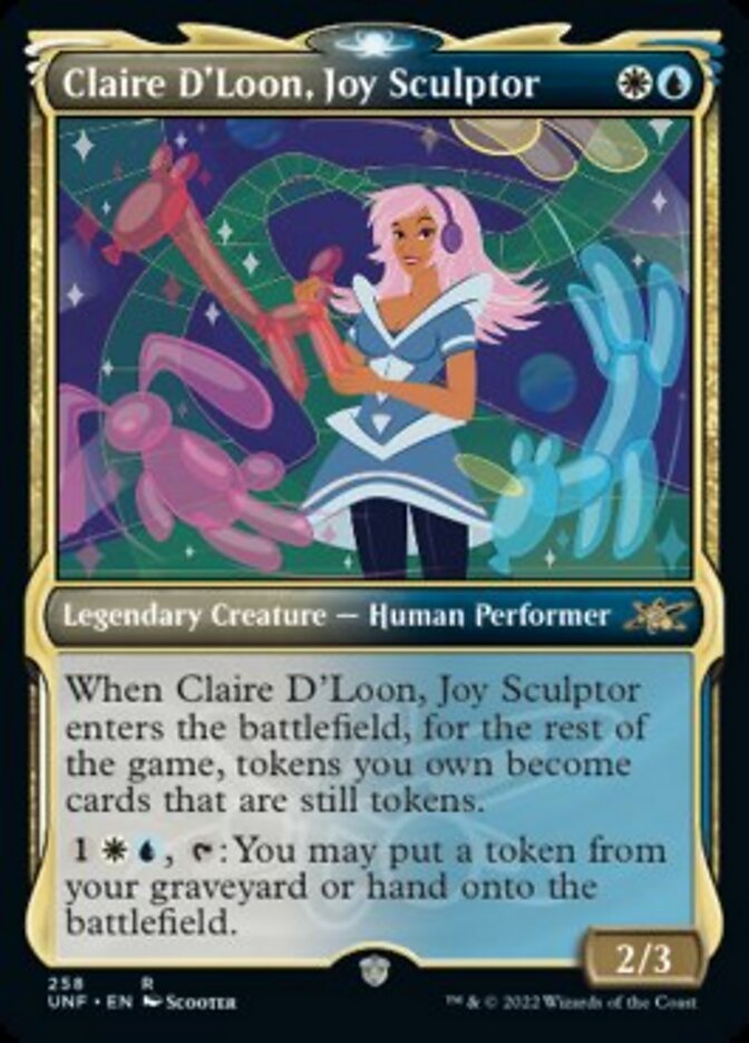 Claire D'Loon, Joy Sculptor (Showcase) [Unfinity] - Evolution TCG