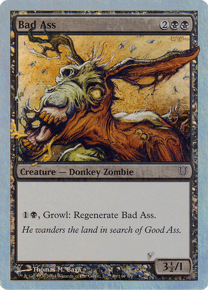 Bad Ass (Alternate Foil) [Unhinged] - Evolution TCG