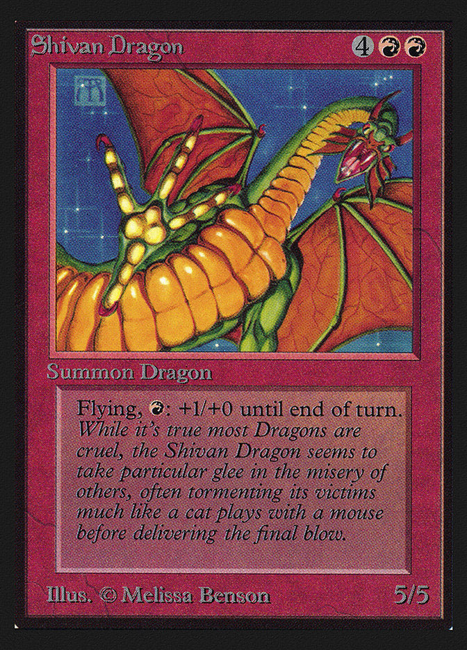 Shivan Dragon [Collectors' Edition] - Evolution TCG
