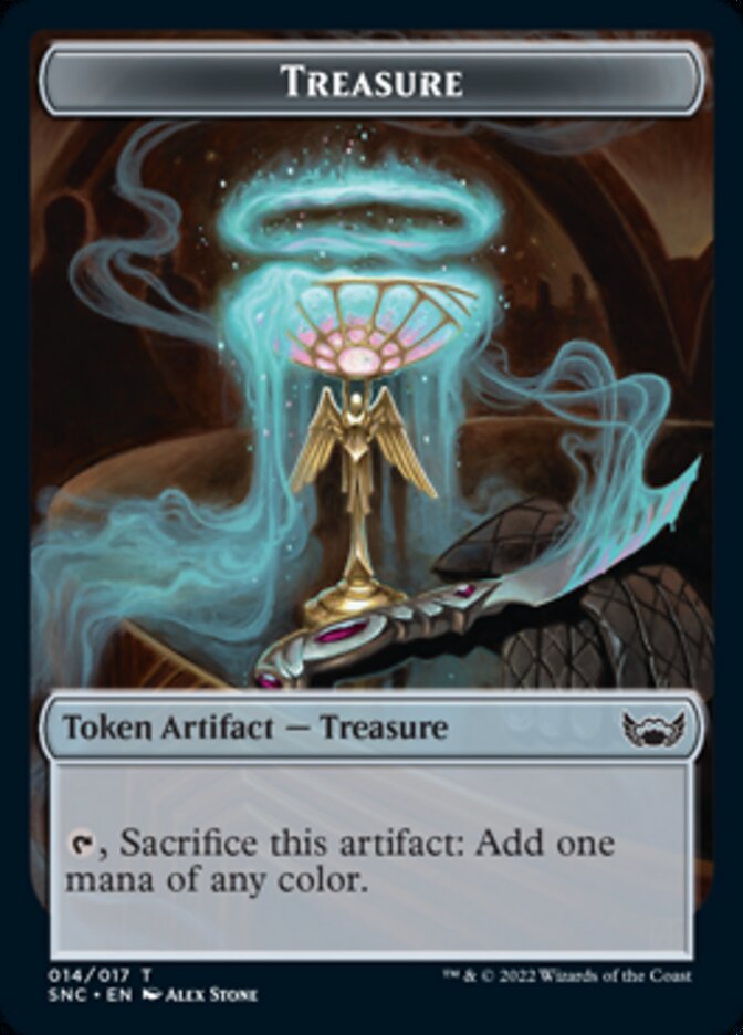 Treasure (014) // Citizen Double-Sided Token [Streets of New Capenna Tokens] - Evolution TCG