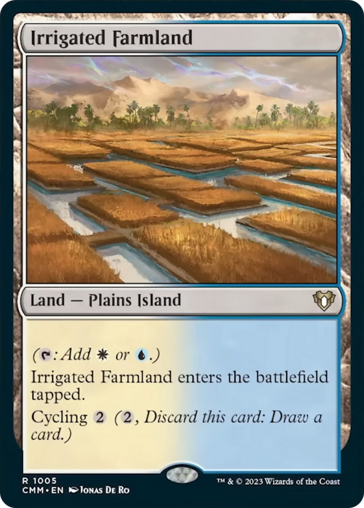 Irrigated Farmland [Commander Masters] - Evolution TCG