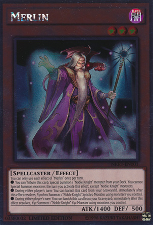 Merlin [NKRT-EN001] Platinum Rare - Evolution TCG