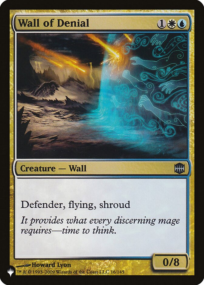 Wall of Denial [The List] - Evolution TCG