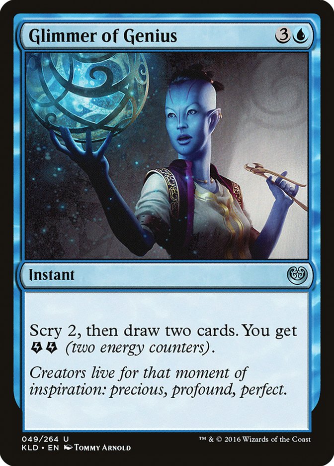 Glimmer of Genius [Kaladesh] - Evolution TCG