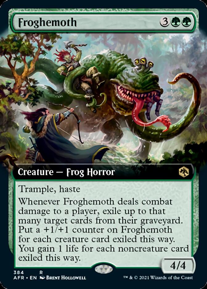 Froghemoth (Extended Art) [Dungeons & Dragons: Adventures in the Forgotten Realms] - Evolution TCG