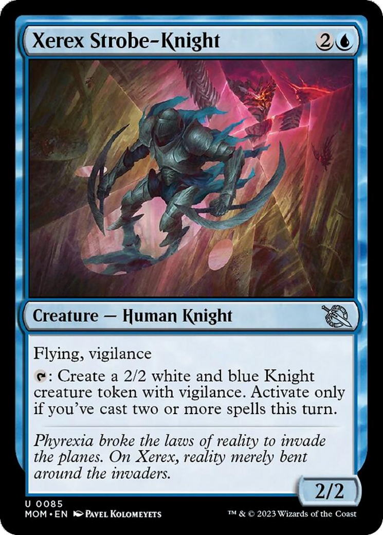 Xerex Strobe-Knight [March of the Machine] - Evolution TCG