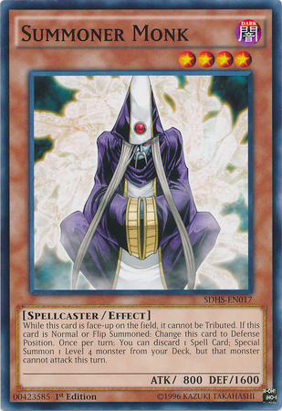 Summoner Monk [SDHS-EN017] Common - Evolution TCG