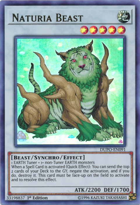 Naturia Beast [DUPO-EN091] Ultra Rare - Evolution TCG