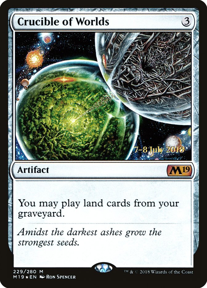 Crucible of Worlds [Core Set 2019 Prerelease Promos] - Evolution TCG