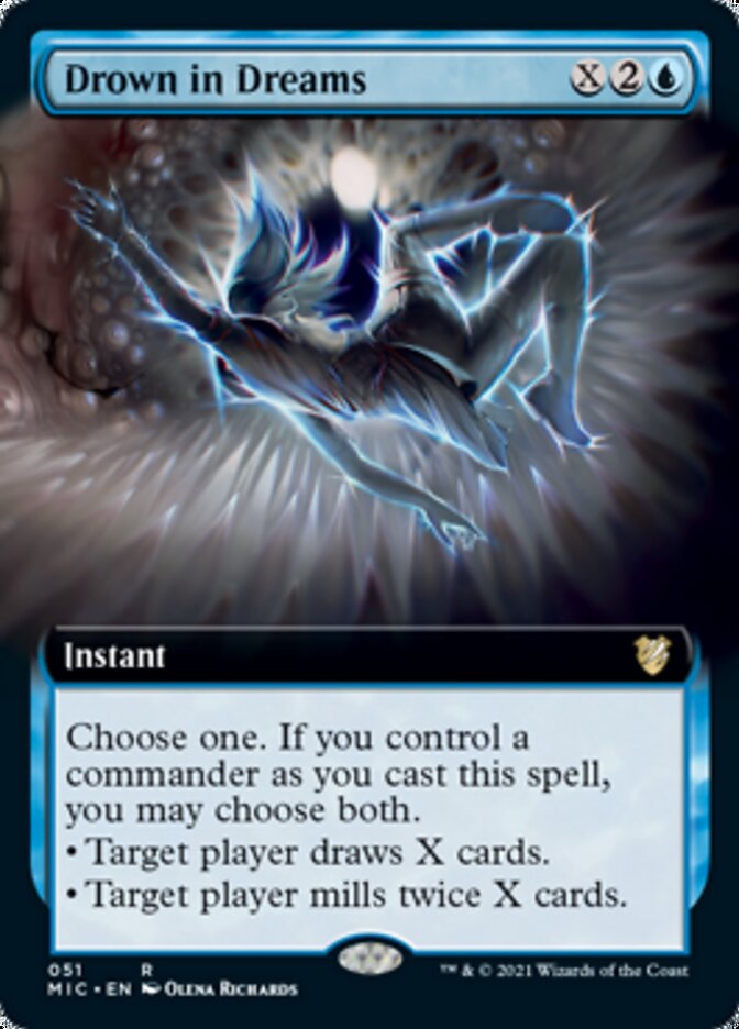 Drown in Dreams (Extended Art) [Innistrad: Midnight Hunt Commander] - Evolution TCG