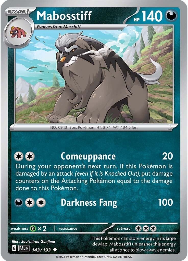 Mabosstiff (143/193) [Scarlet & Violet: Paldea Evolved] - Evolution TCG