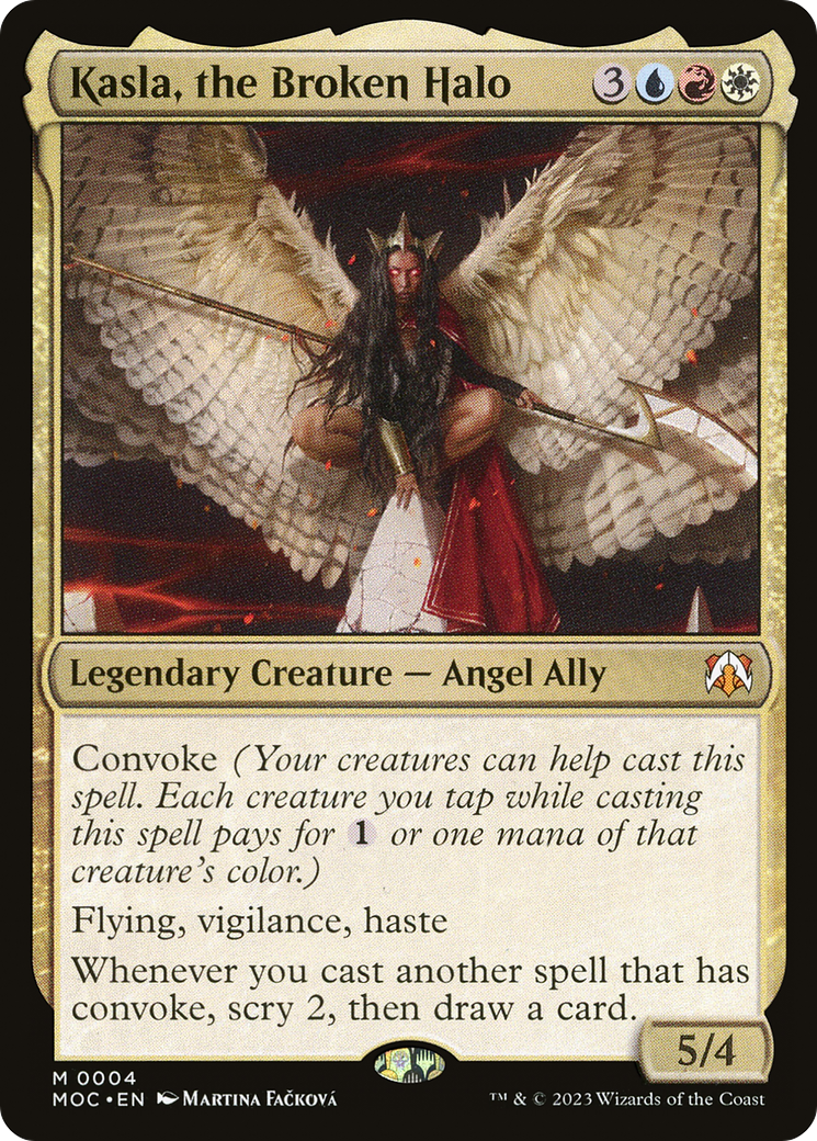Kasla, the Broken Halo [March of the Machine Commander] - Evolution TCG