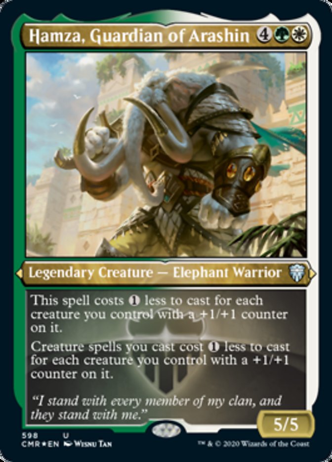 Hamza, Guardian of Arashin (Etched) [Commander Legends] - Evolution TCG