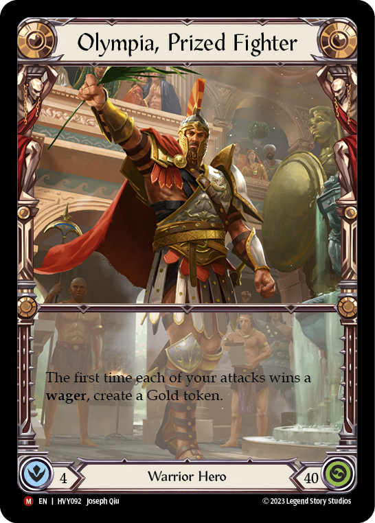 Olympia, Prized Fighter [HVY092] (Heavy Hitters) - Evolution TCG