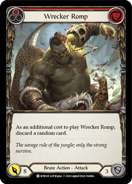 Wrecker Romp (Red) [U-WTR029] (Welcome to Rathe Unlimited)  Unlimited Rainbow Foil - Evolution TCG