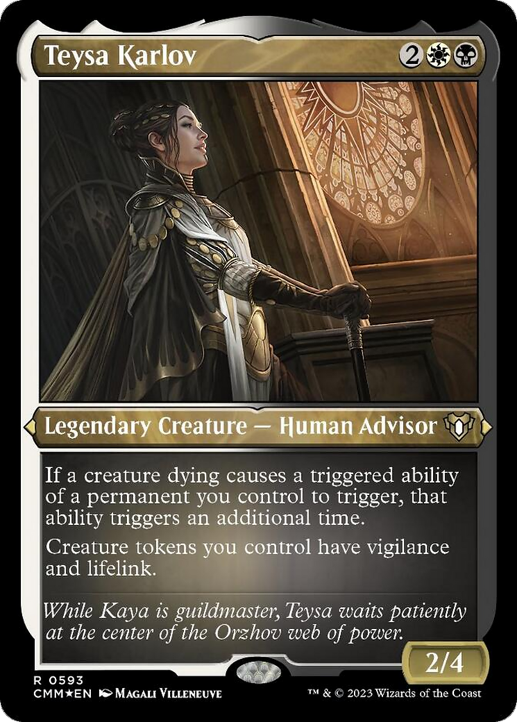 Teysa Karlov (Foil Etched) [Commander Masters] - Evolution TCG