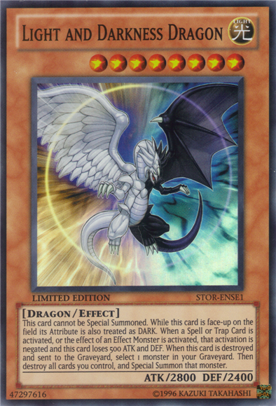 Light and Darkness Dragon [STOR-ENSE1] Super Rare - Evolution TCG