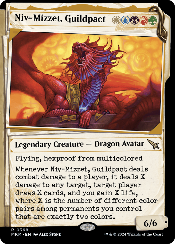 Niv-Mizzet, Guildpact (Showcase) (368) [Murders at Karlov Manor] - Evolution TCG