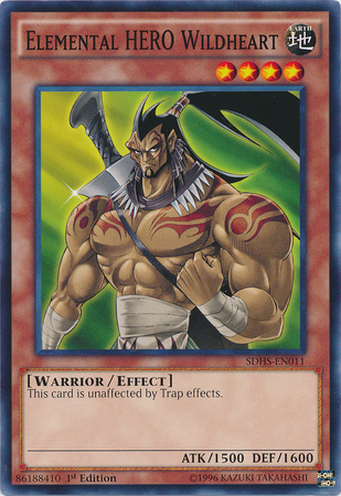 Elemental Hero Wildheart [SDHS-EN011] Common - Evolution TCG
