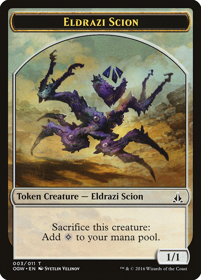 Eldrazi Scion Token (003/011) [Oath of the Gatewatch Tokens] - Evolution TCG