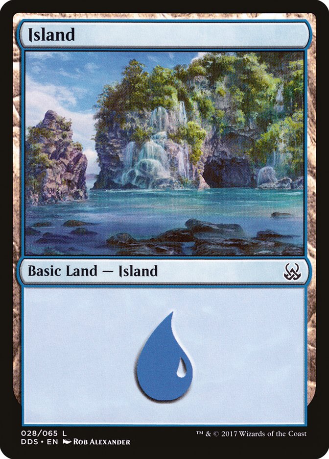 Island (28) [Duel Decks: Mind vs. Might] - Evolution TCG