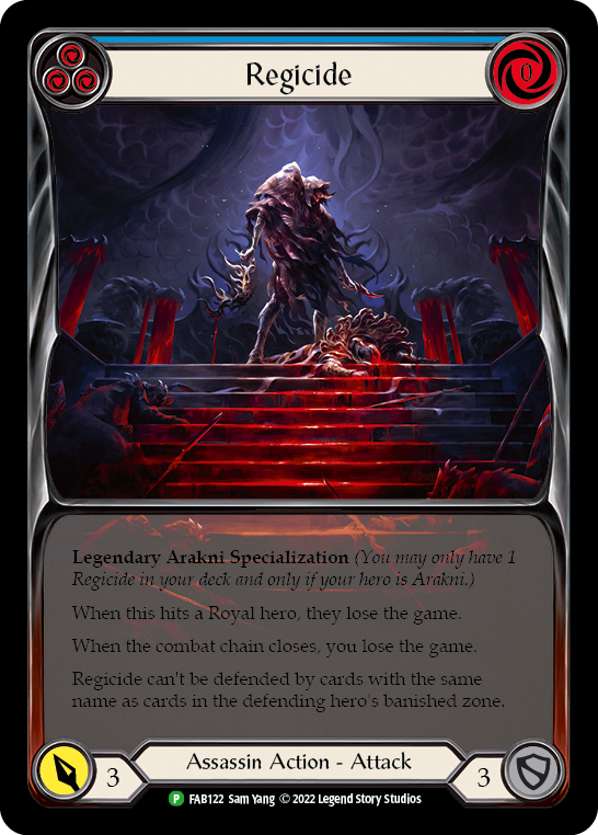 Regicide [FAB122] (Promo)  Rainbow Foil - Evolution TCG