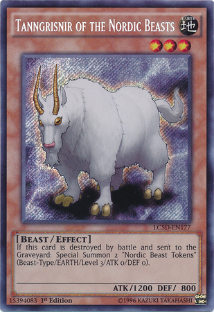 Tanngrisnir of the Nordic Beasts [LC5D-EN177] Secret Rare - Evolution TCG