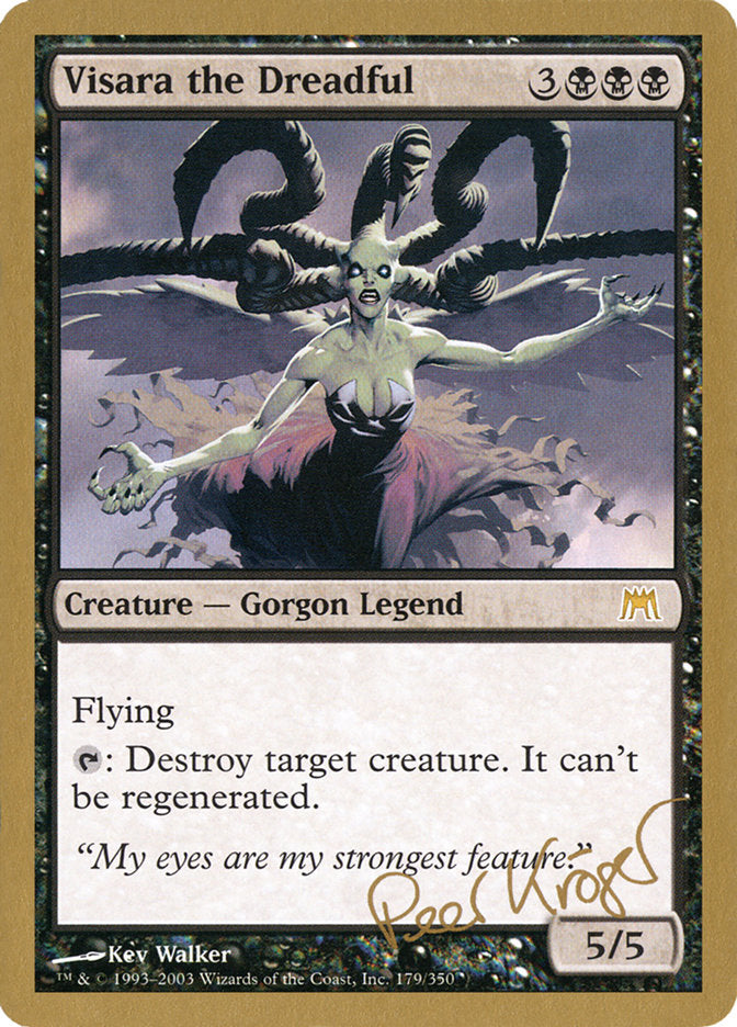Visara the Dreadful (Peer Kroger) [World Championship Decks 2003] - Evolution TCG