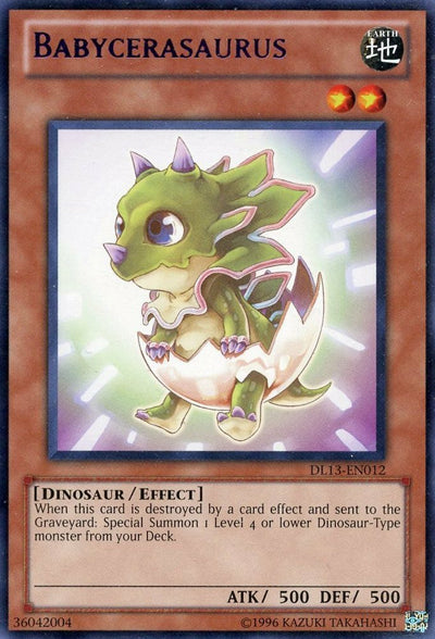 Babycerasaurus (Purple) [DL13-EN012] Rare - Evolution TCG