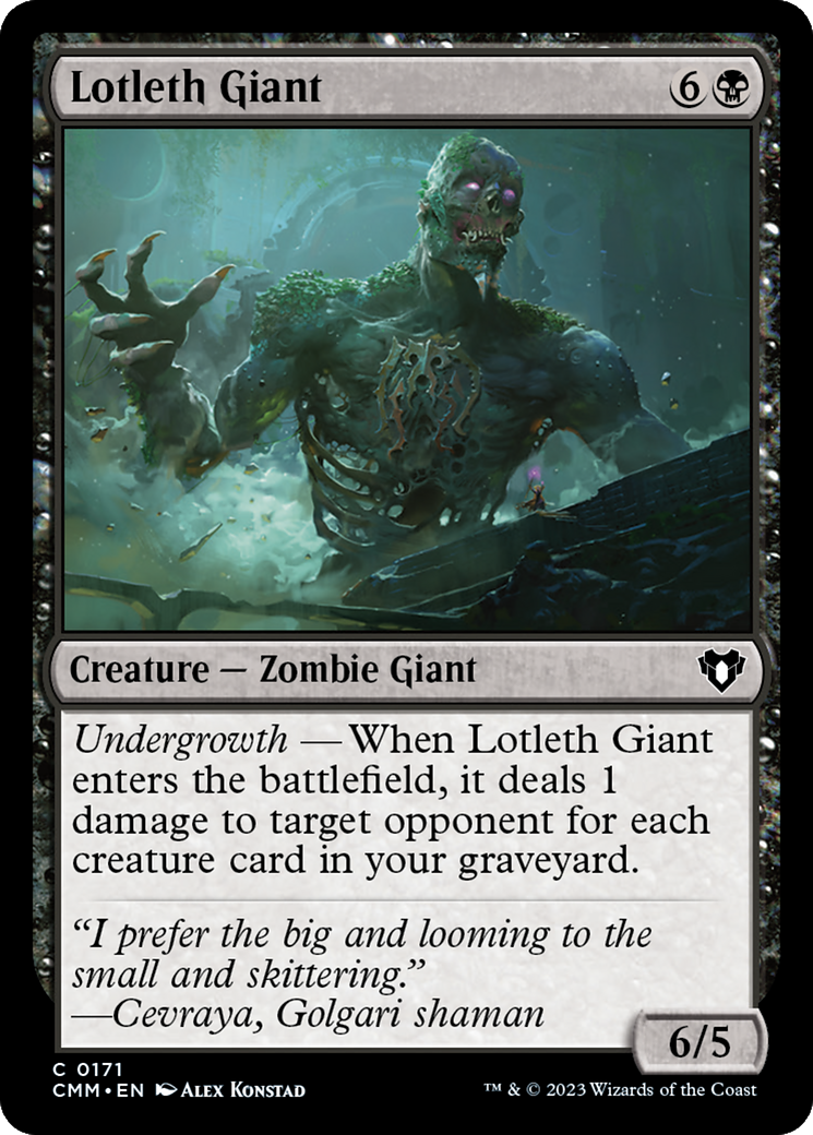 Lotleth Giant [Commander Masters] - Evolution TCG