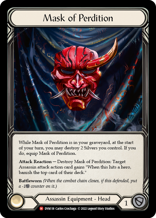 Mask of Perdition [DYN118] (Dynasty)  Rainbow Foil - Evolution TCG