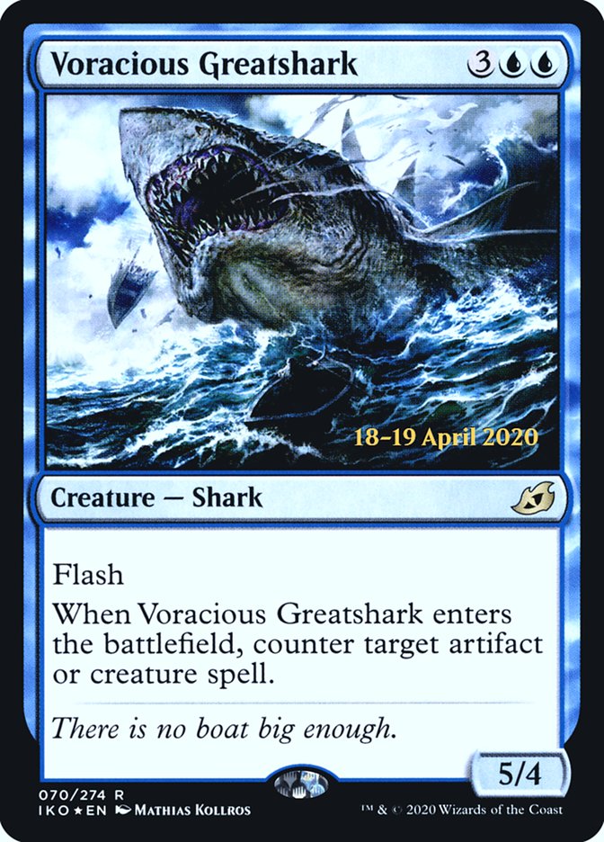 Voracious Greatshark [Ikoria: Lair of Behemoths Prerelease Promos] - Evolution TCG