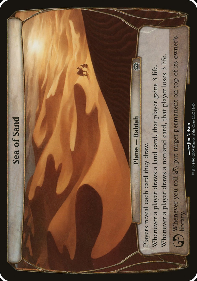 Sea of Sand (Planes) [Planechase Planes] - Evolution TCG