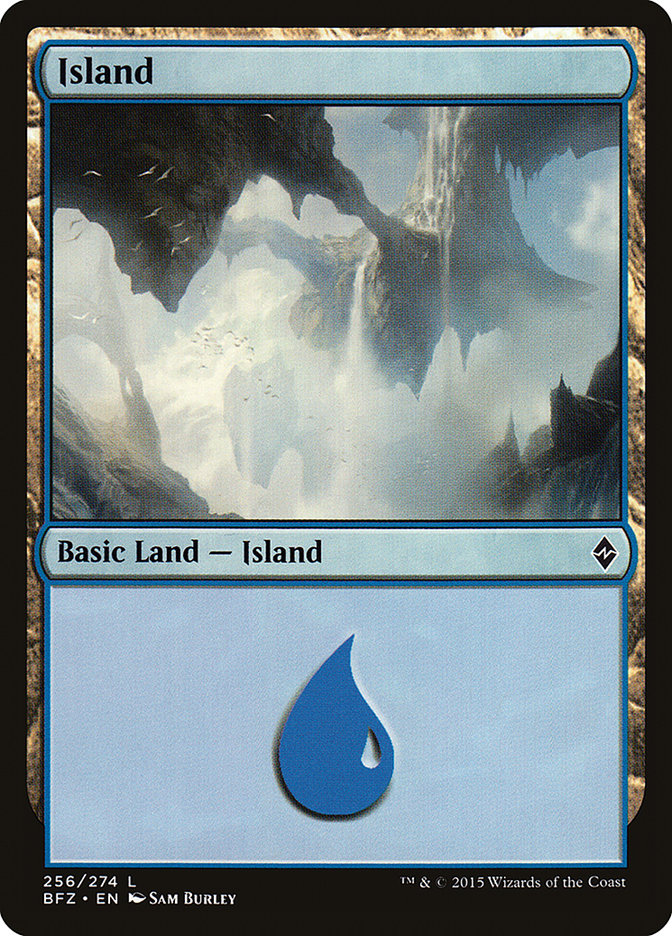 Island (256) [Battle for Zendikar] - Evolution TCG