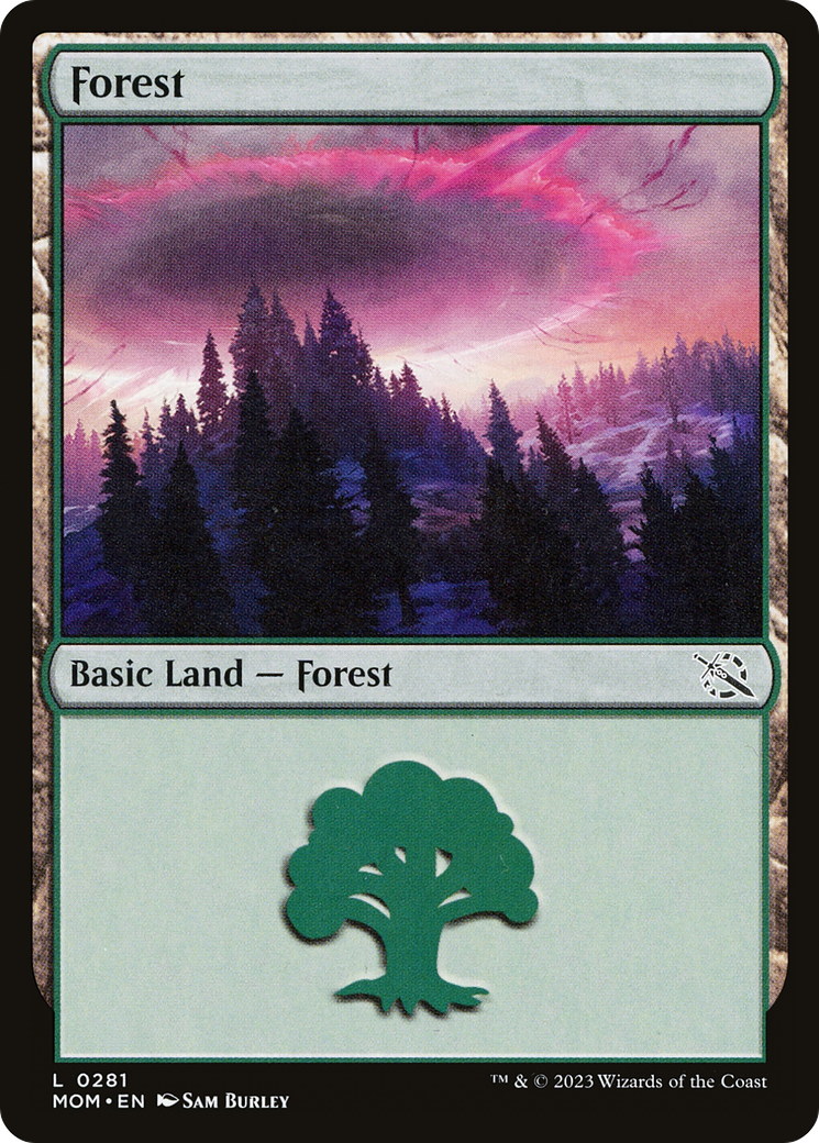 Forest (281) [March of the Machine] - Evolution TCG