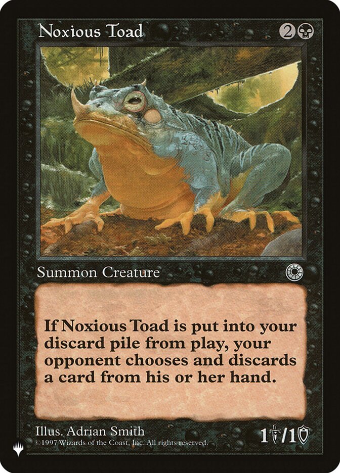 Noxious Toad [The List] - Evolution TCG