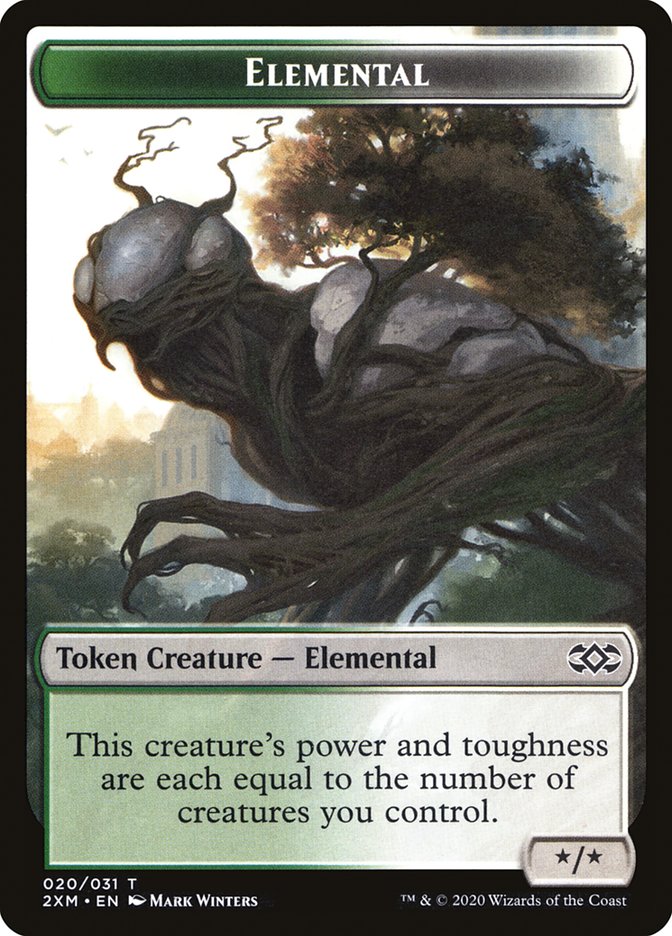 Ape // Elemental Double-Sided Token [Double Masters Tokens] - Evolution TCG