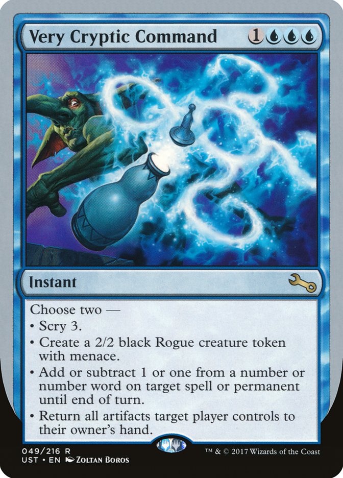 Very Cryptic Command (Scry) [Unstable] - Evolution TCG