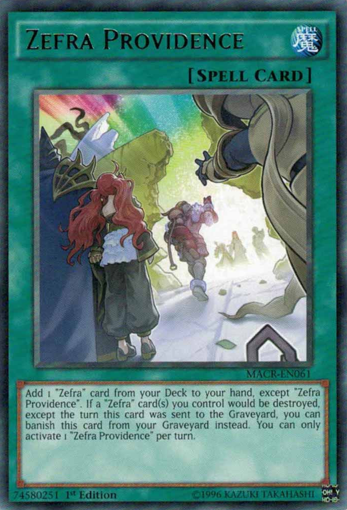 Zefra Providence [MACR-EN061] Rare - Evolution TCG