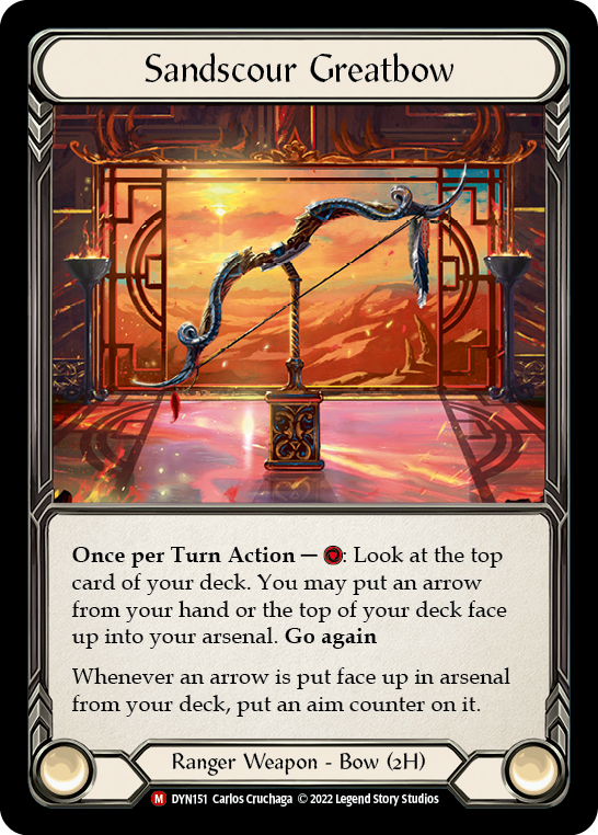 Sandscour Greatbow [DYN151] (Dynasty)  Rainbow Foil - Evolution TCG